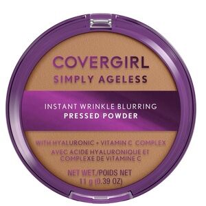 COVERGIRL Simply Ageless Pressed Powder in Tan with Purple Accents
